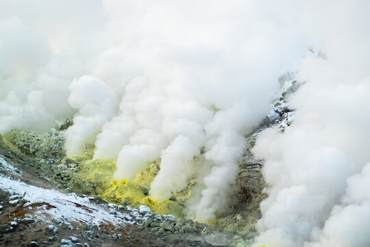 Hokkaido Akan Mashu Active Volcano Sulphur Mountain  