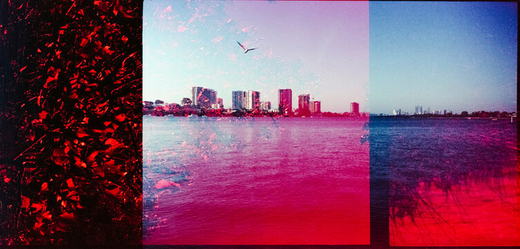 Highrise buildings, including perth city on film