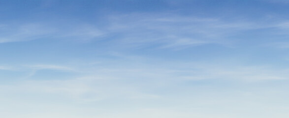 Light blue sky with soft white clouds gradient background. luxury sky photos for landscape backgrounds and wallpapers.