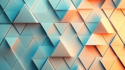 Obraz premium Abstract geometric triangles (5)
