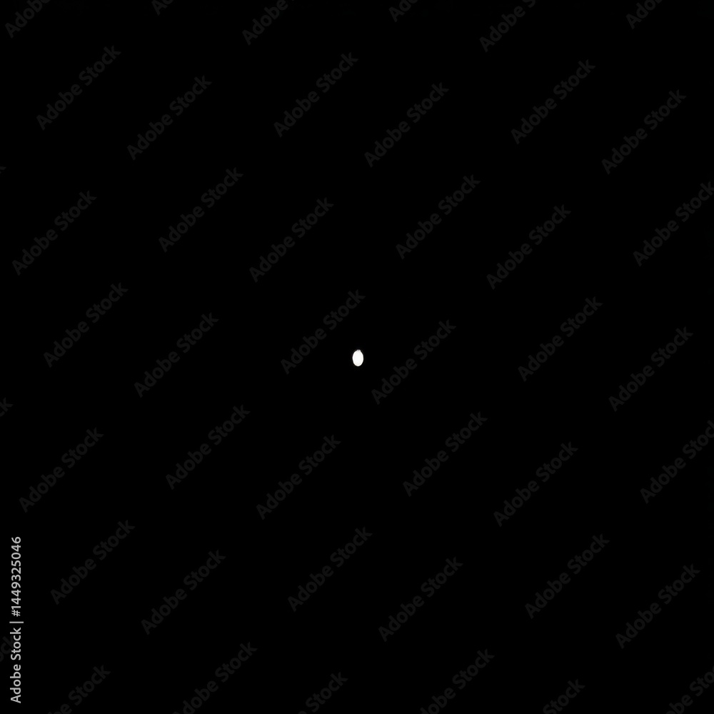 Fototapete solitary star in the endless void: a visual representation of hope and isolation in the deep darknes