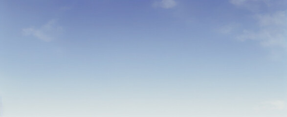 Fototapeta premium A gradient sky background with light blue and white colors and soft clouds. luxury sky photos for landscape backgrounds and wallpapers.