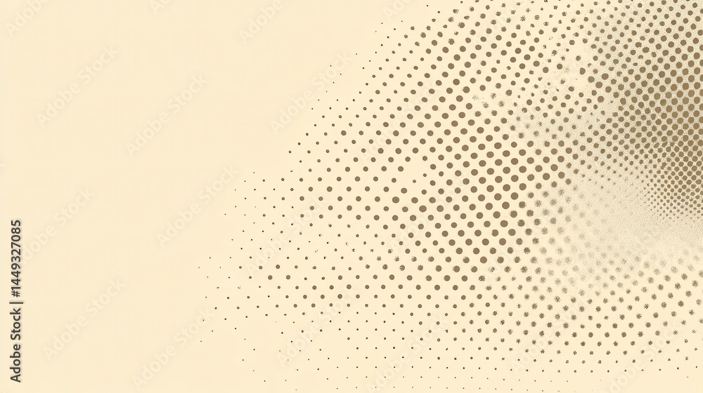 Poster abstract graphic design with a subtle halftone effect