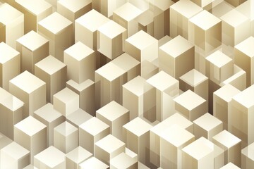 Fototapeta premium isometric vector cubes forming abstract digital background