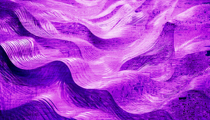 Un fond rose graphique en forme de vague dynamique.