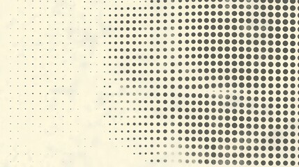 Abstract halftone pattern on a light beige background
