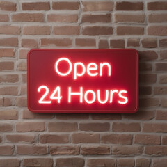 Fototapeta premium A neon sign that reads 