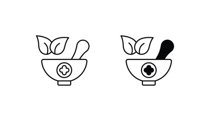 Remedy icon design with white background stock illustration