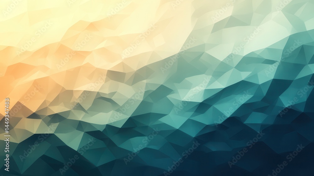 Poster abstract polygonal gradient background