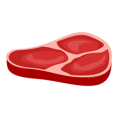 Fresh Raw Meat Illustration