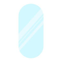 Modern Decorative Mirror Illustration