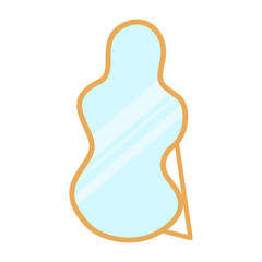 Modern Decorative Mirror Illustration