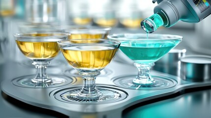 Innovative data exploration in a futuristic ai laboratory focused on renewable energy high-tech environment gigapixel standards