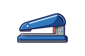Stapler illustration on a white background