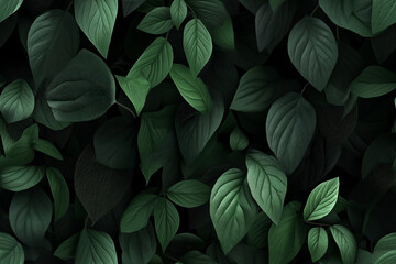 green leaves background