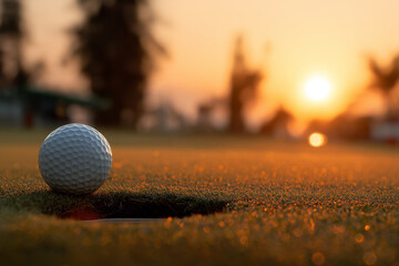 golf ball on tee