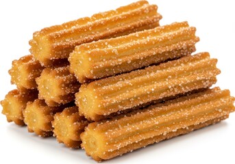 Delicious Golden Brown Churros Sweet Sugar Dessert Tasty Food Eat Hot Warm Treat Snack Fried Wheat