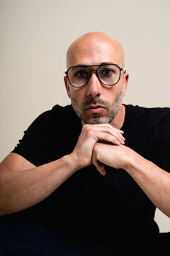 Man Portrait wearing Eyeglasses 