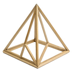 triangle isolated on white