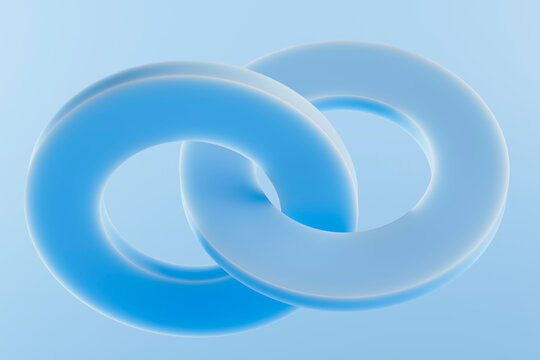 Blue torus shapes