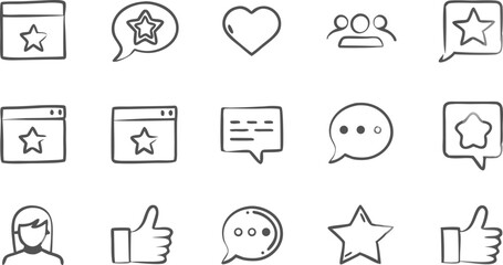 customer feedback and testimonials editable stroke (1).eps