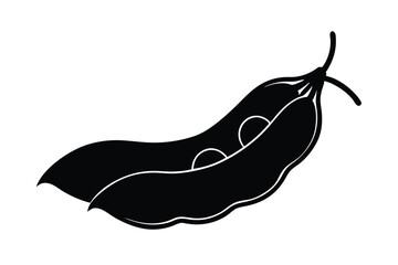 Edamame Soybean Vegetable Vector Illustration Isolated on White Background