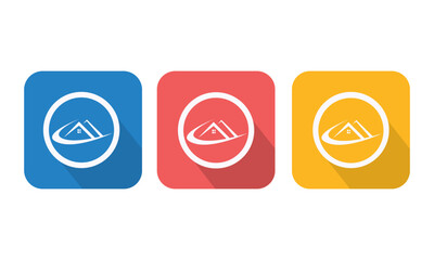 Home and Property Logo Variants – Flat Real Estate Symbols