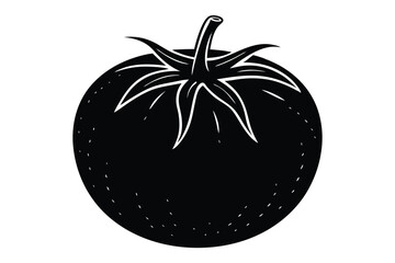 Tomato Vegetable Vector Illustration Isolated on White Background

