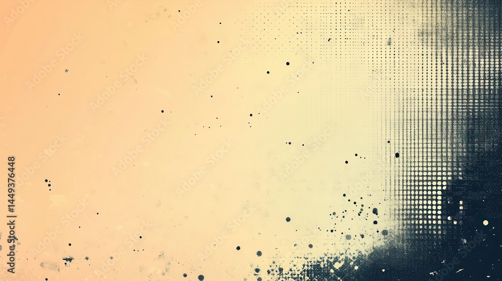 Poster abstract textured background with soft color transitions and scattered particles