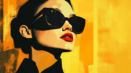 A stylish woman in the city.

