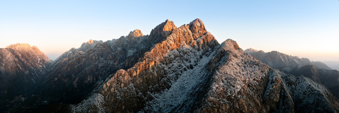 Huangshan Yellow Mountains in Winter China