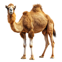 Majestic Bactrian Camel: Desert Animal Portrait