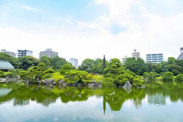 清澄庭園　大泉水
