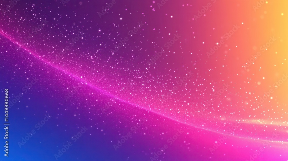 Aufkleber abstract vibrant gradient background with tiny particles (1)