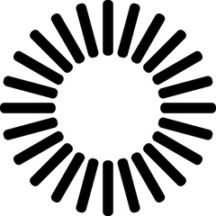 Line circle pattern