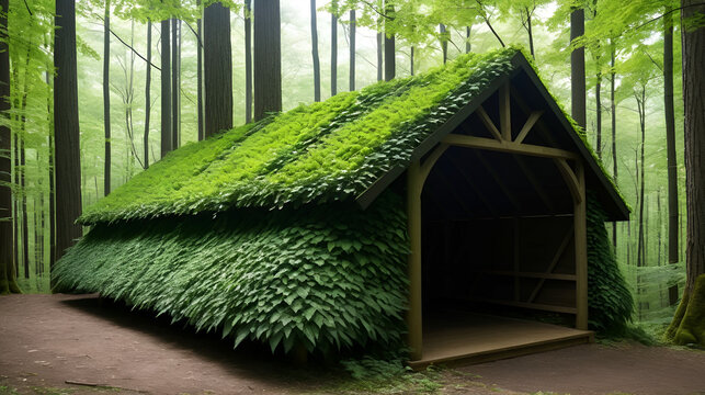 Shelter provided by dense foliage impacting the dynamics of light and temperature in forest environments, forest shelter dynamics, microclimate regulation