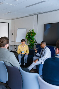 Business conference in the office