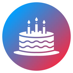 Birthday Napkins Vector Icon