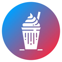 Milkshake Vector Icon