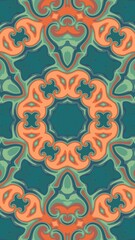 digital art in the form of a kaleidoscope