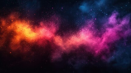 Naklejka premium Colorful nebula in deep space (1)