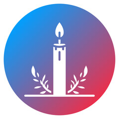 Unity Candle Vector Icon