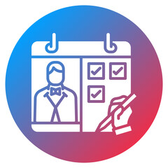 Wedding Planner Vector Icon