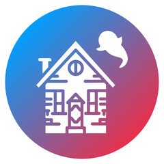 Haunted House Vector Icon