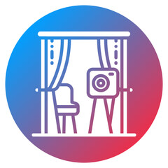Photo Booth Vector Icon