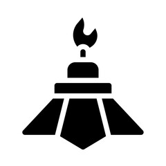 Eternal Flame Solid Icon