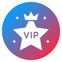 VIP Service Vector Icon
