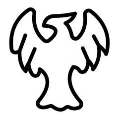 Phoenix Line Icon