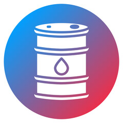 Crude Oil Barrel Vector Icon