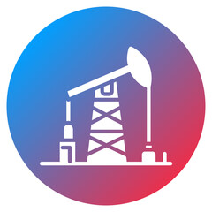 Oil Well Vector Icon